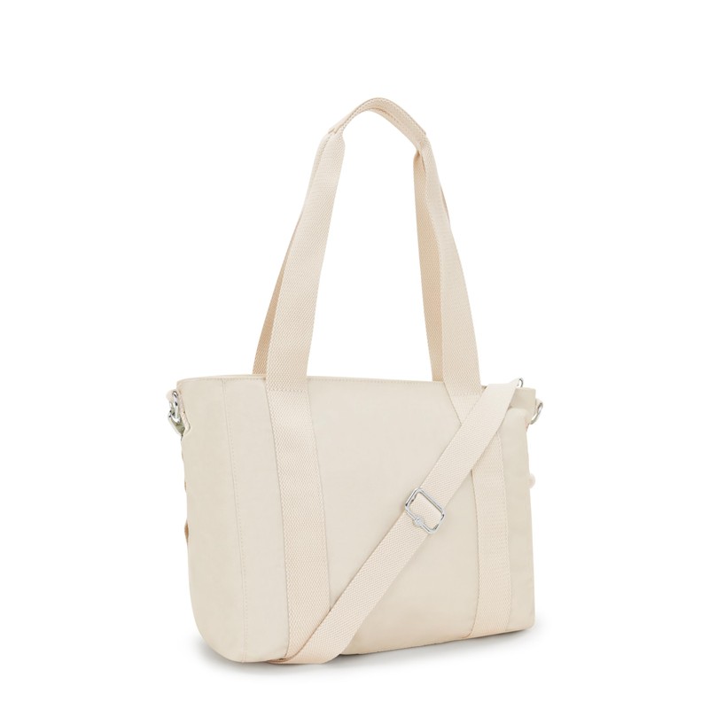 Kipling ASSENI S Small tote, Totes, Beige Pearl (White)