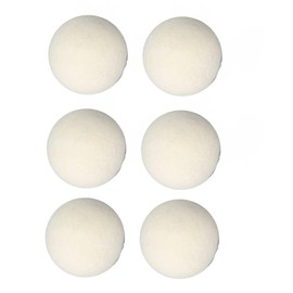 Drying Ball, Adsorb Impurities High Density Wool Drying Balls 6 Pcs Dehumidify for Clothes Washing (5cm)