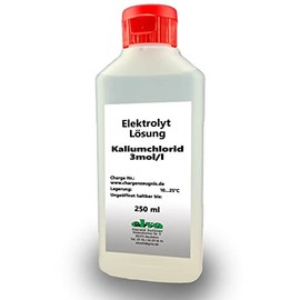 KCL 3mol/l 250 ml, calibration solution, electrolyte solution, buffer solution