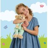 Heless 85 Cuddly Toy Teddy Dreamy with Mint-Coloured Soft Velour
