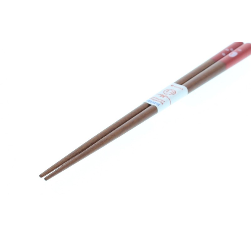 Ishida Flower Rabbit Chopsticks Made in Japan Red 20.5cm