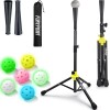Flight Tees Adjustable Batting Tee Baseball Softball Tee Ball Hitting