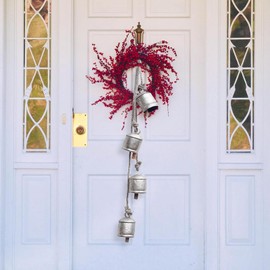 Decorative Bells Outdoor, Wall Hangable Cow Bells, Hangable Large Cow Bells, Christmas Bells for Door, Christmas Decorations, Vintage Bell