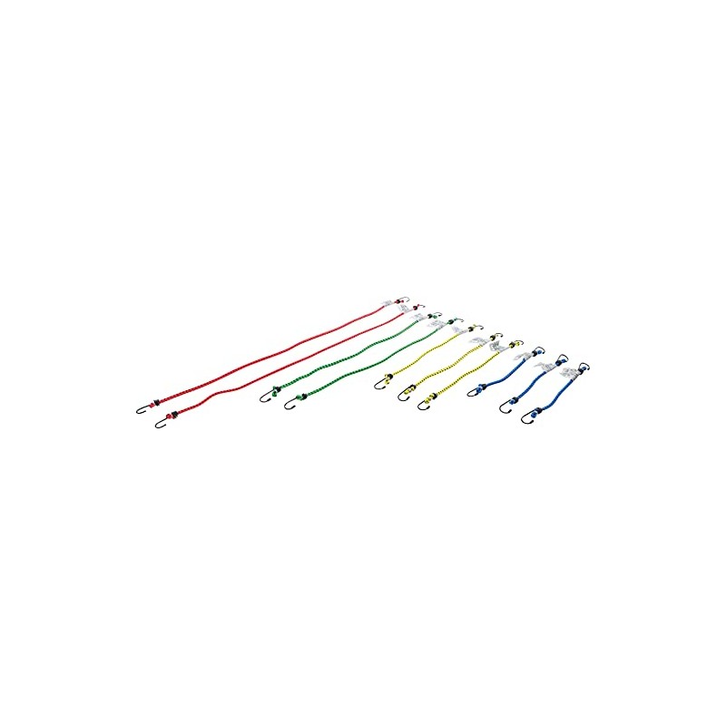 Kraftmann 85512 Luggage Spanner, Multi-Colour, Set of 10 Pieces