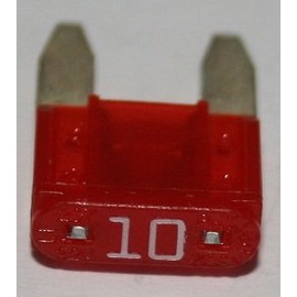 A Plus Parts House 10Amp Mini Auto Automotive Fuse (25pc)