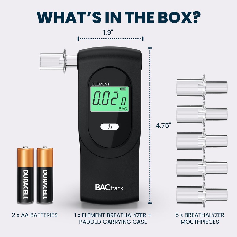 BACtrack Element Breathalyzer | Professional-Grade Accuracy | DOT & NHTSA