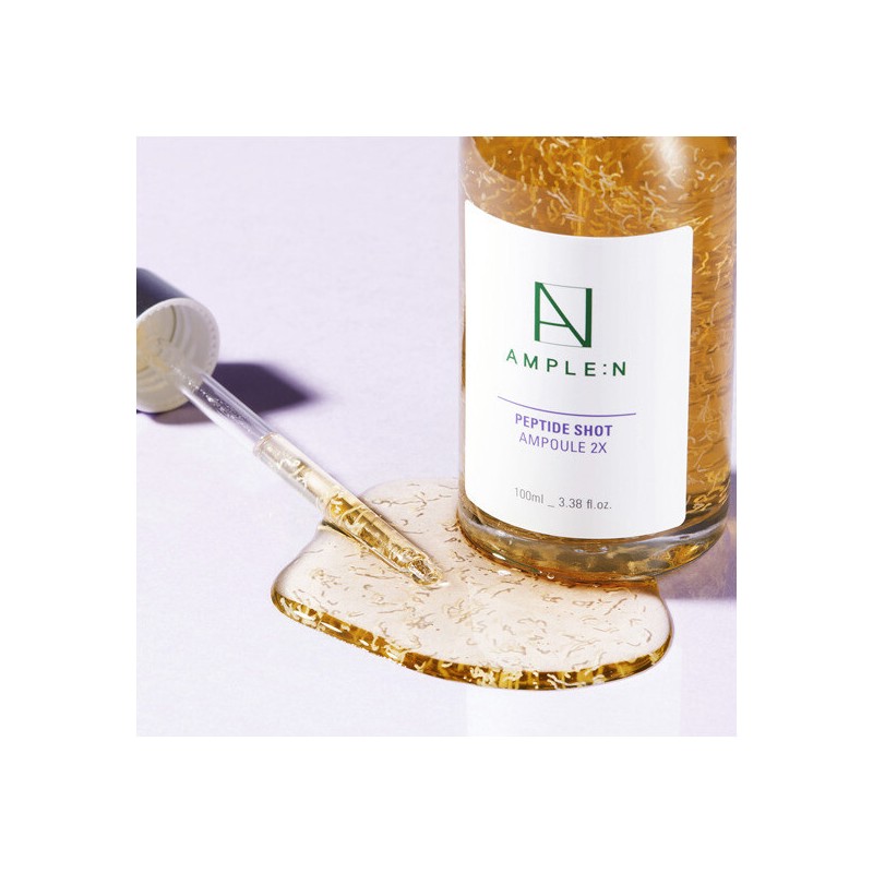 Koreana 코리아나 앰플엔 펩타이드투엑스 탄력 앰플 100ml+30ml+마스크팩 2매 Koreana Ample