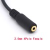 PIIHUSW 90 Deg Angle 2.5mm Male to Female Cable Headphone