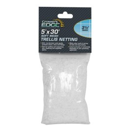 GROWERS EDGE 5' x 30' Trellis Netting 3 1/2" square soft mesh -Hydroponic Garden