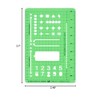 Hobonichi Template Stencil Basic Number Symbol Acrylic Compact Size Japan