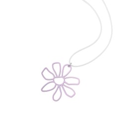 OJERRY Y2K Kawaii Harajuku Cutecore Aesthetic Choker Cool Lilac Purple Irregular Flower Floral Necklaces Jewelry Accessories Coolest Romantic Gifts for Women Her Trendy Stuff