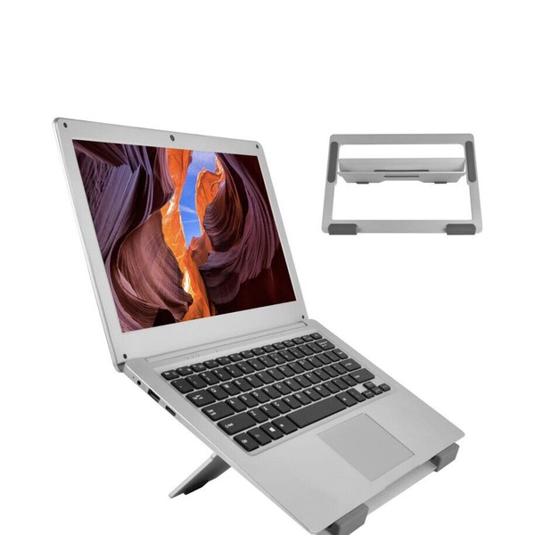 Loenwie Laptop Stand, 3 Gear Adjustable Collapsible Computer Stand Portable