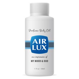 AIRLUX Perfume Impression of My Mood & Oud For Men Pure Body Oil Bulk Size Type Parfums 1 Fl Oz