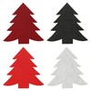 12 x Felt Decoration Christmas Tree 18.5 x 19 cm