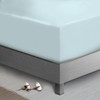 Pizuna Luxury Cotton Double Fitted Sheet Baby Blue, 800 Thread