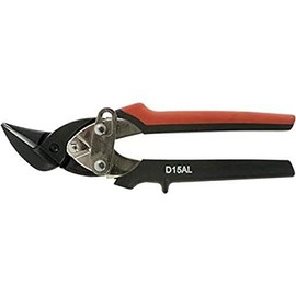 BESSEY D15AL-BE Left Straight Cut Compact Aviation Snip 0ffset Jaw, Green/Black