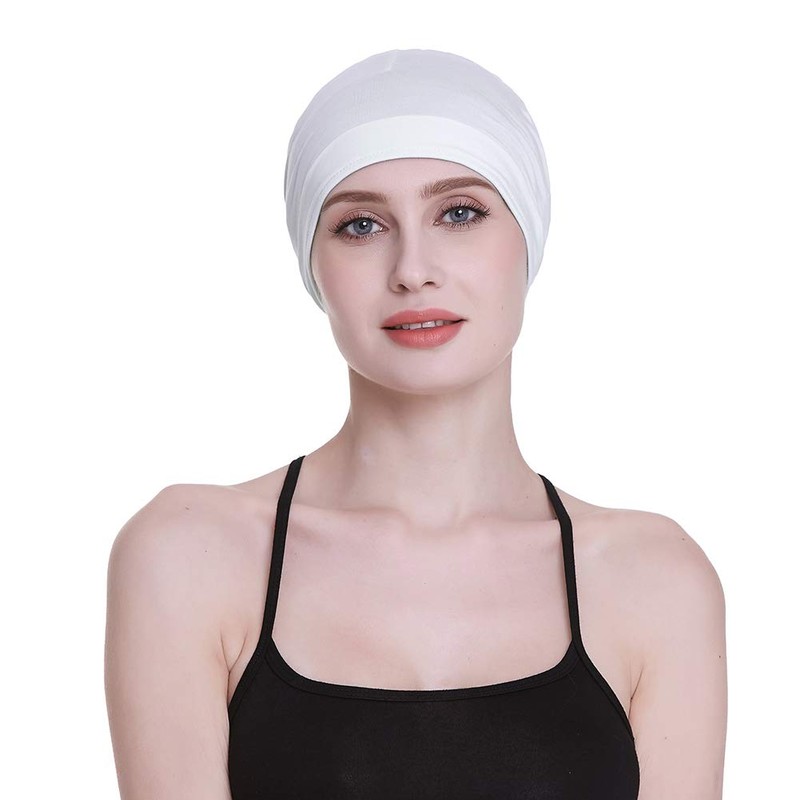 FocusCare Bamboo Sleep Cap for Hair Loss Home Head Cover