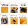 JIEYOUTA Impermeable para Perros, con Capucha Desmontable, Chaqueta y Impermeable