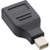 InLine® DisplayPort Adapter, Mini DisplayPort Male to DisplayPort Female, 4K/60Hz,