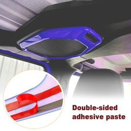 Kujunpao Car Top Roof Speaker Frame Trim Cover Compatible with Jeep Wrangler JL JLU Gladiator JT2018-2021 ABS Set of 2(Blue)