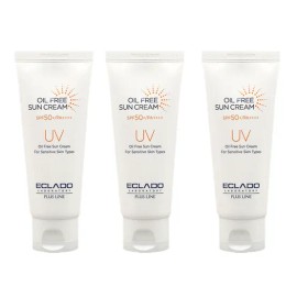 Eclado UV Oil-Free Sun Cream 70g (SPF50+) 3 units / 에끌라두 UV 오일프리 선크림 70g(SPF50+) 3개