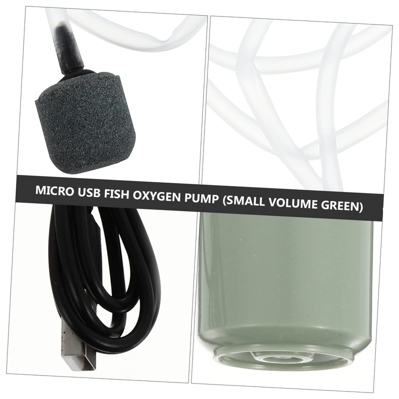 Sosoport Oxygen Air Pump Home Fish Tank Aerator Small Lightweight