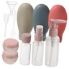 PACKOVE 11-Piece Travel Bottle Set Refillable Makeup and Lotion Containers