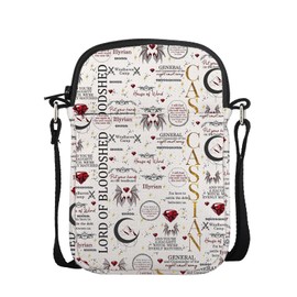 UJIMS Cassian ACOTAR Merch Cassian Fandom Crossbody Bag Rhysand Azriel Cassian Inspired Gift SJM Book Series Gift (CassianBAG)