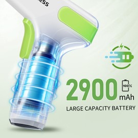 WorkBless Cordless Hot Glue Gun with 20 Glue Sticks & Leak-Proof Nozzle, 2-3 Min Fast Heating, 2900mAh Rechargeable Battery for DIY Crafts, Home Repairs, Woodworking & Art Projects