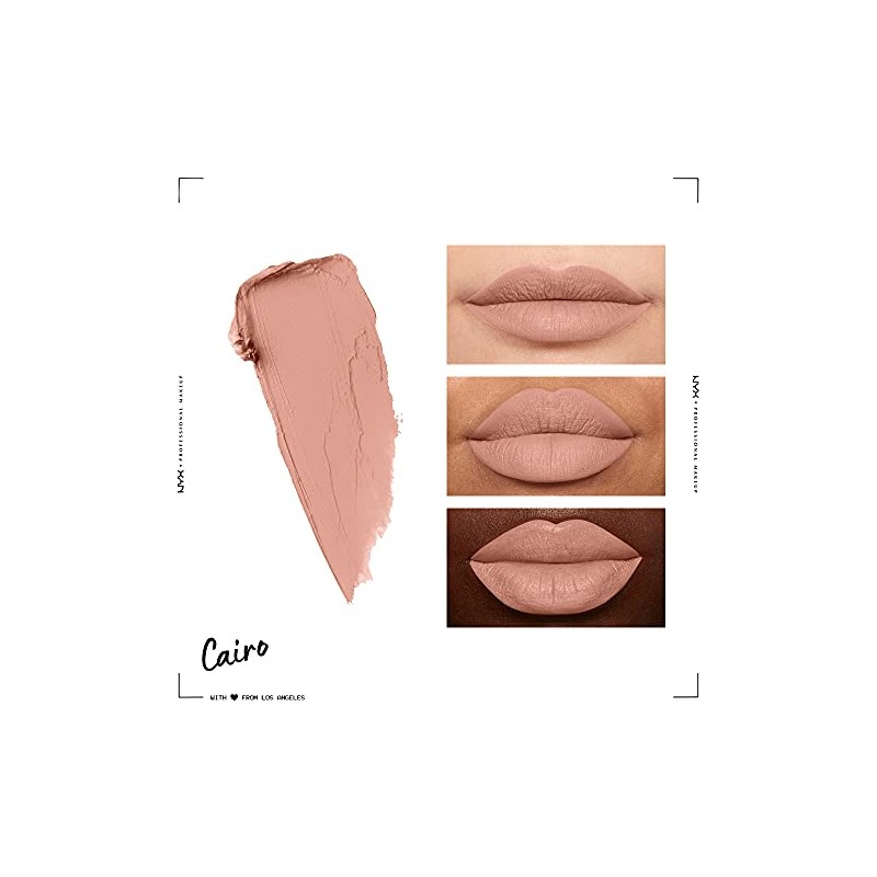 NYX Professional Makeup Soft Matte Lip Cream, Cairo, 0.27 Fluid