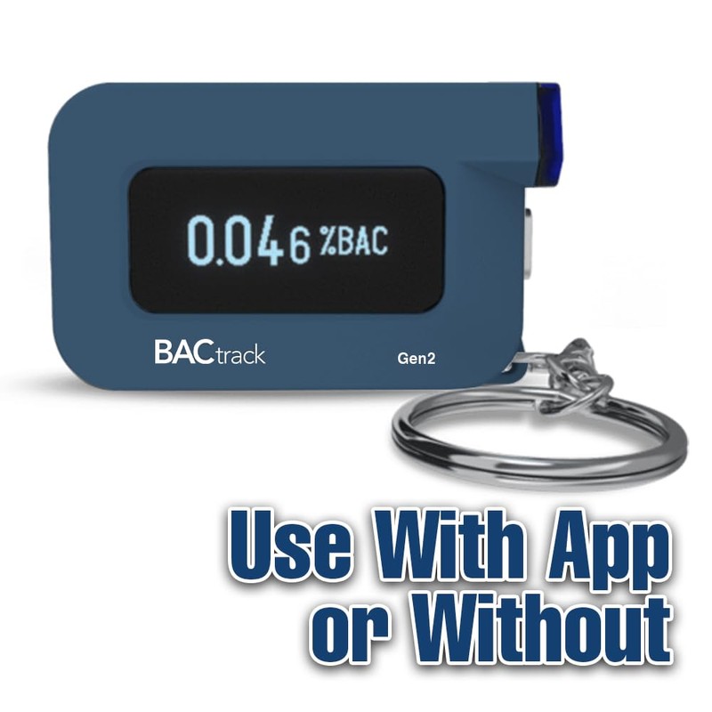 BACtrack C6 Gen2 Breathalyzer Keychain Smartphone Portable Breath Alcohol Tester