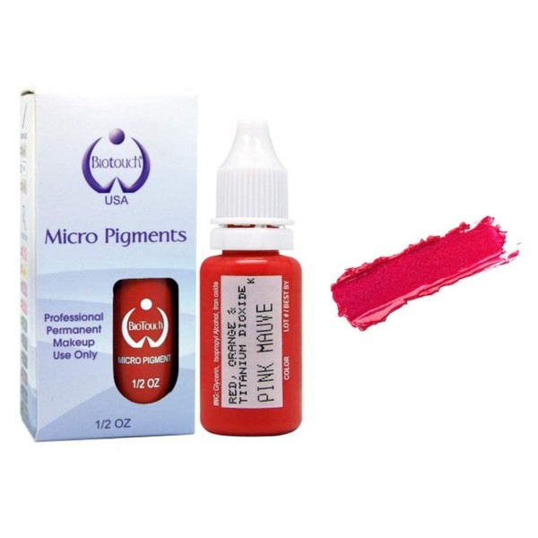 Biotouch - Pigments Permanent Eyebrow Makeup 15mL Bottle (Pink Mauve)