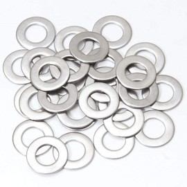 TERF® 100 Pcs Zinc Plated Steel Flat Washer M10 (10mm) Flat Washers For Home Decoration Construction Plumbing Industrial Commercial Appliances Electrical Connections Automobile Machine Marine etc.