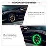 6 PCS Car Tire Valve Light, Cool Modified Night Light