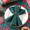 APTWOW Christmas Napkin Rings Set of 12 - Small Artificial