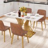 YITAHOME Dining Room Table 47 Inch Rectangle Dining Table for