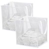 2 Pack Popup Laundry Hamper, Collapsible Mesh Laundry Baskets with