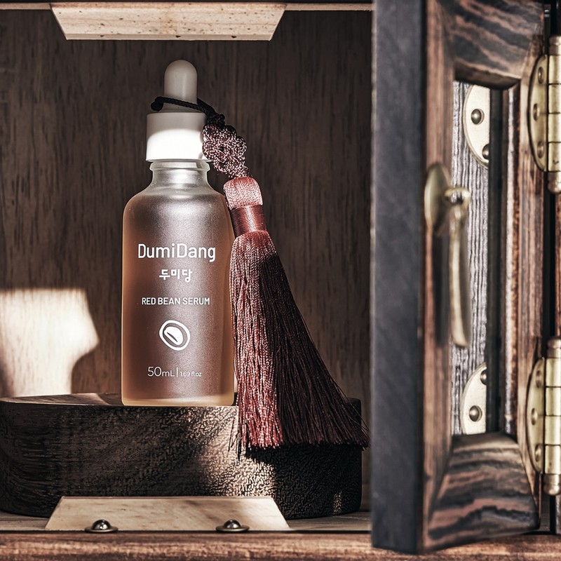 Dumidang Red Bean Serum 50ml Vegan Cosmetics + Sample Set