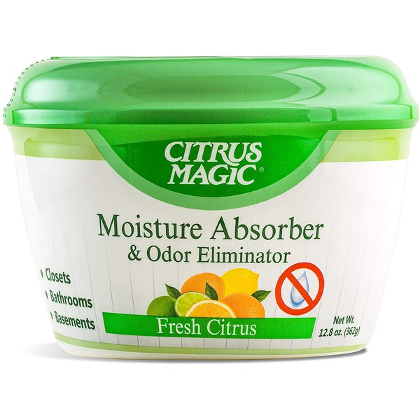 Citrus Magic Triple Action Moisture and Odor Absorber Fresh Citrus, 12.8-Ounce