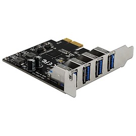 DeLOCK 90304 interface cards/adapter Internal USB 3.0 90304, PCIe, USB 3.0, Low-profile, Fresco Logic FL1100, Green, 5 Gbit/s