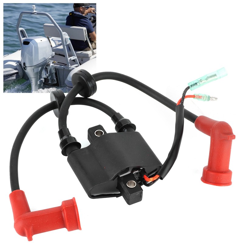 Marine Outboard Ignition Coil 6F5‑85570‑13 Fit for Yamaha 9.9‑40hp 2