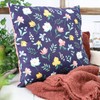 Gruss & CO 47615 Cushion with Garden Motif, Decorative Cushion,