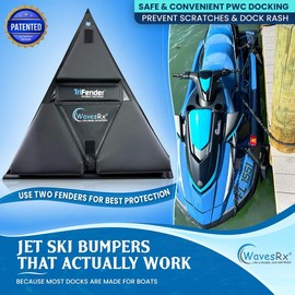 WAVESRX TRIFENDER DOCKING BUMPERS - Style: ORCA BLACK