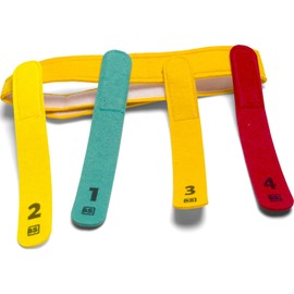 BS Toys Catch&Snatch - Active and Fun Outdoor Game for Strategic Thinking - Includes 4 Belts and 16 Tails - Ideal for Beach and Park Fun - From 5 Years