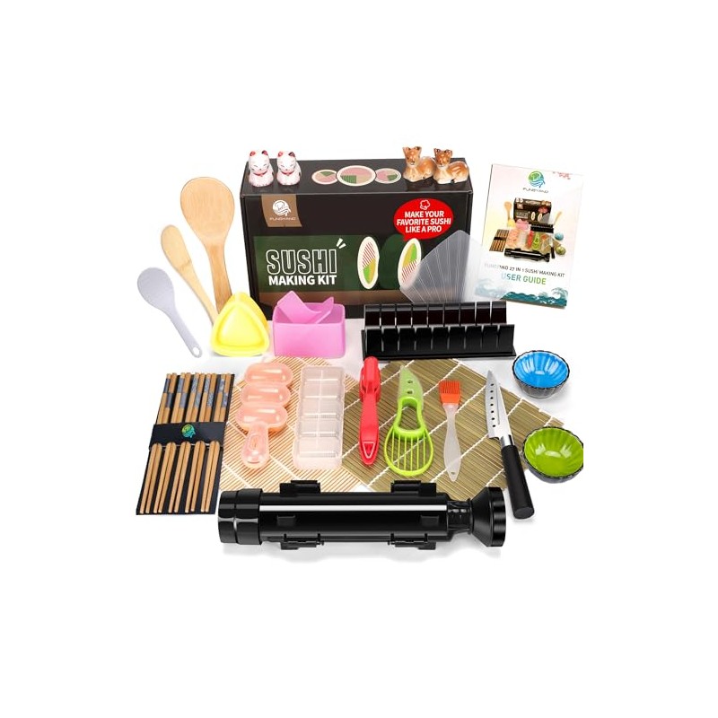 FUNGYAND - Kit de fabricación de sushi, juego profesional 27