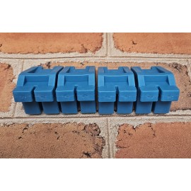 OX Blue Line Blocks Set of 4pcs Heavy Duty Rubber