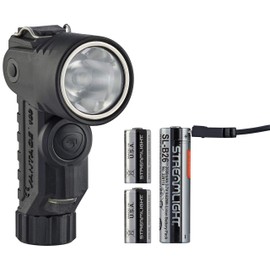 Streamlight 88913 Right Angle Vantage 180X 250 Lumens USB Multi-Fuel, Multi-Function Flashlight, Black