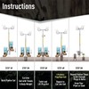 Jardineer 3PCS Bulb Planter Tools Set, Long Handle Bulb Planting