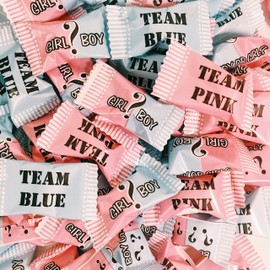 Buttermints - 13 oz. Bag - Approximately 100 Individually Wrapped Mints (Baby Reveal)