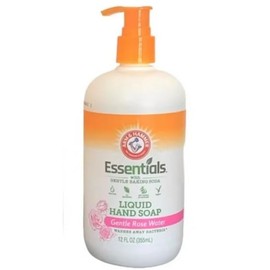 Arm & Hammer Essentials with Gentle Baking Soda, Liquid Hand Soap, 12 fl oz. (Gentle Rose)
